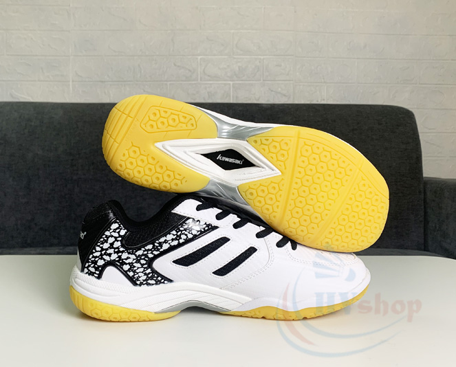 Giày cầu lông Kawasaki K063 trắng đen