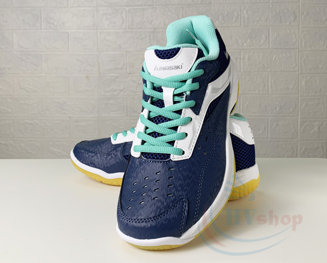 Giày cầu lông Kawasaki K086 xanh trắng