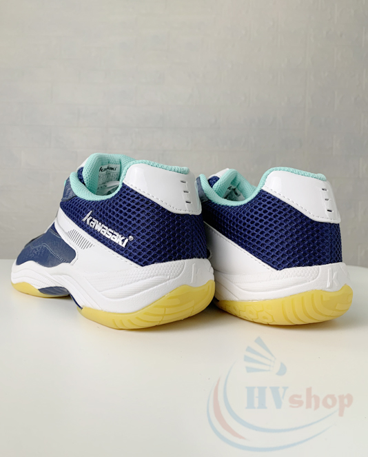 Giày cầu lông Kawasaki K086 xanh trắng