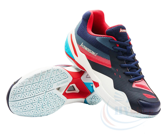 Giày cầu lông Kawasaki K366 đen đỏ - HVShop