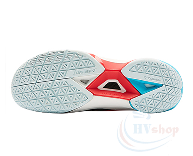 Giày cầu lông Kawasaki K366 đen đỏ - Đế giày