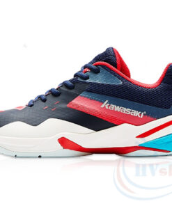 Giày cầu lông Kawasaki K366 đen đỏ - Má ngoài