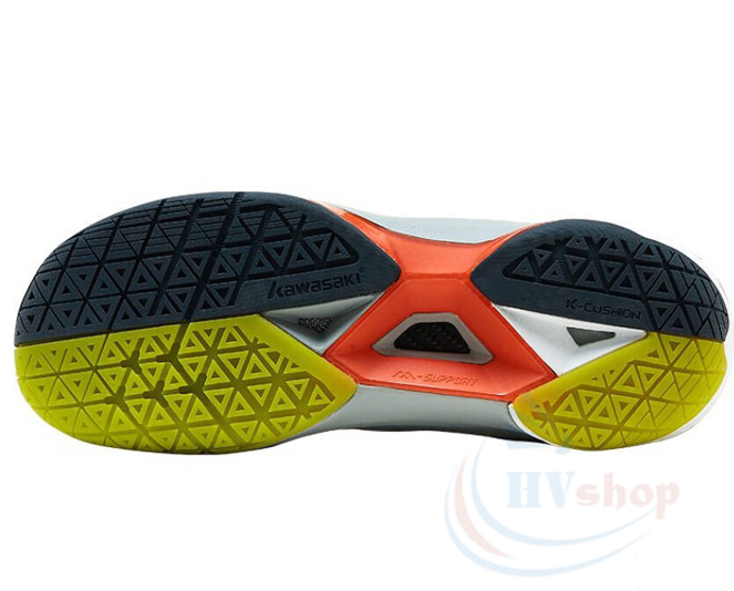Giày cầu lông Kawasaki K527 xám - Đế giày