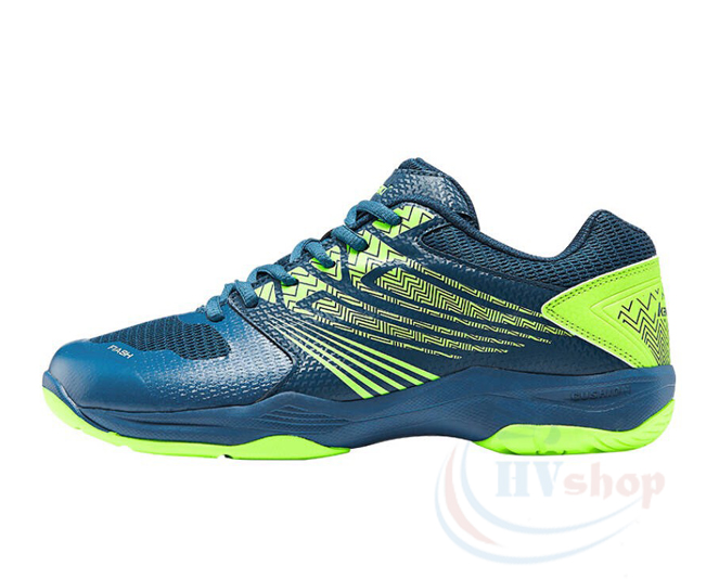 Giày cầu lông Kawasaki K163 xanh - Má ngoài