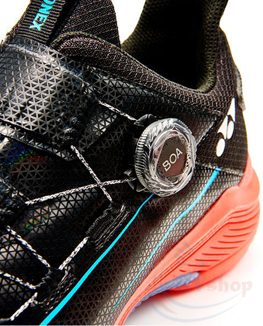 Giày cầu lông Yonex 88 Dial 2 đen đỏ - Gót giày