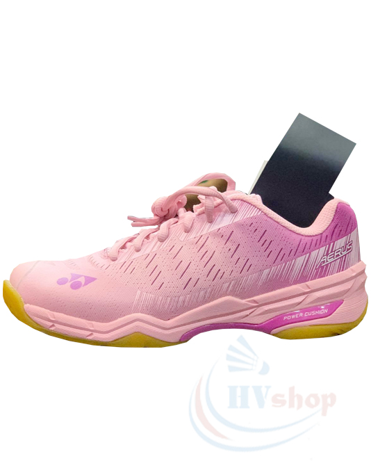 Giày cầu lông Yonex Power Cushion Aerus X hồng - Má ngoài