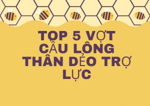 Top 5 vợt cầu lông thân dẻo trợ lực tốt đáng mua
