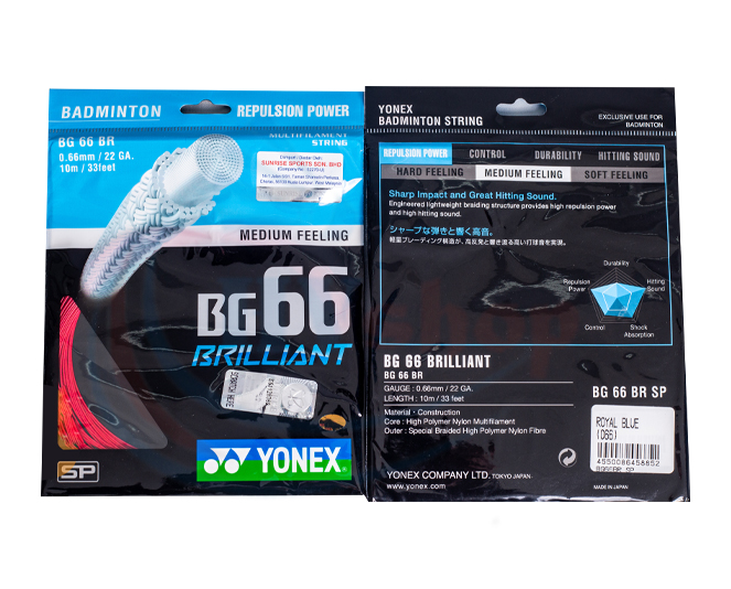 Dây cước căng vợt cầu lông Yonex BG 66 Brilliant