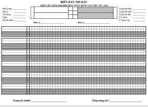 cách ghi biên bản thi đấu cầu lông, biên bản thi đấu cầu lông, biên bản thi đấu cầu lông pdf, biên bản môn cầu lông, biên bản cầu lông đôi, biên bản cầu lông