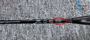 u và g trên vợt cầu lông, thông số trên vợt cầu lông, cách đọc thông số vợt cầu lông, thông số vợt cầu lông, thông số của vợt cầu lông, thông số ug trên vợt cầu lông