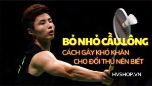 Bỏ nhỏ cầu lông - cách gây khó khăn cho đối thủ nên biết
