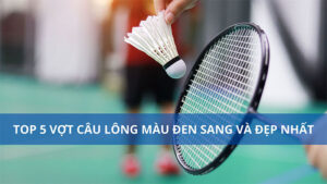 Top 5 vợt cầu lông màu đen sang và đẹp nhất