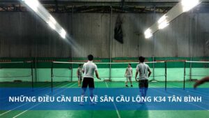 sân cầu lông K34 Tân Bình