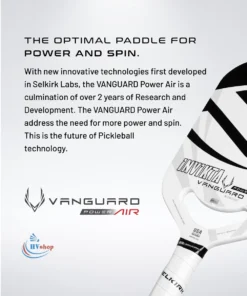 Selkirk Vanguard Power Air Invikta Black White