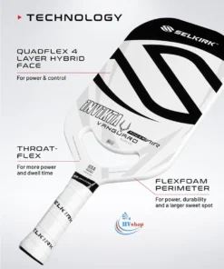 Selkirk Vanguard Power Air Invikta Black White