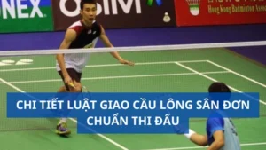 Chi tiết luật giao cầu lông sân đơn chuẩn thi đấu