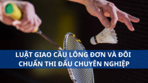 Chi tiết luật giao cầu lông đơn và đôi chuẩn thi đấu chuyên nghiệp