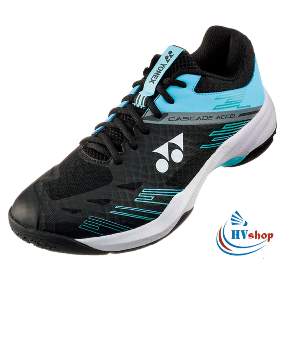 Yonex Cascade Accel Wide Đen Xanh Ngọc